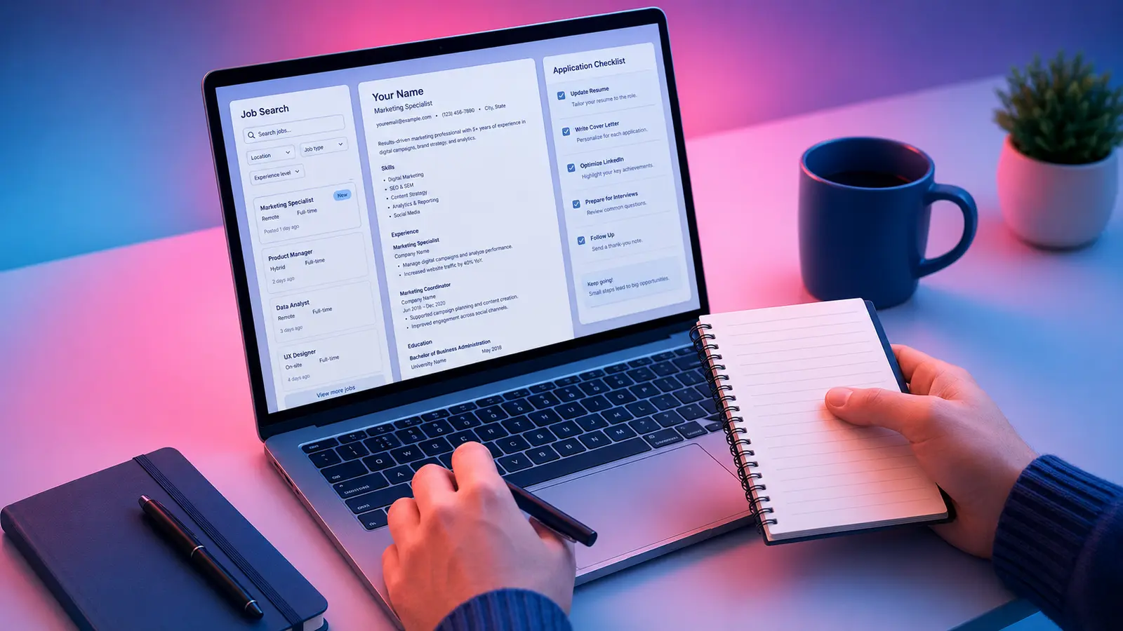 Consejos para quienes están en búsqueda laboral